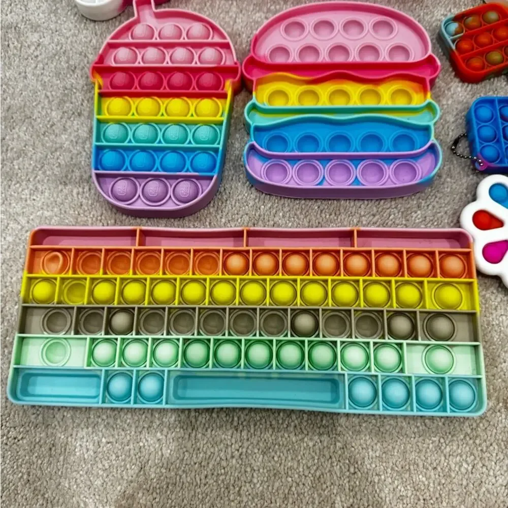 Rainbow Pop Fidget Toy Set